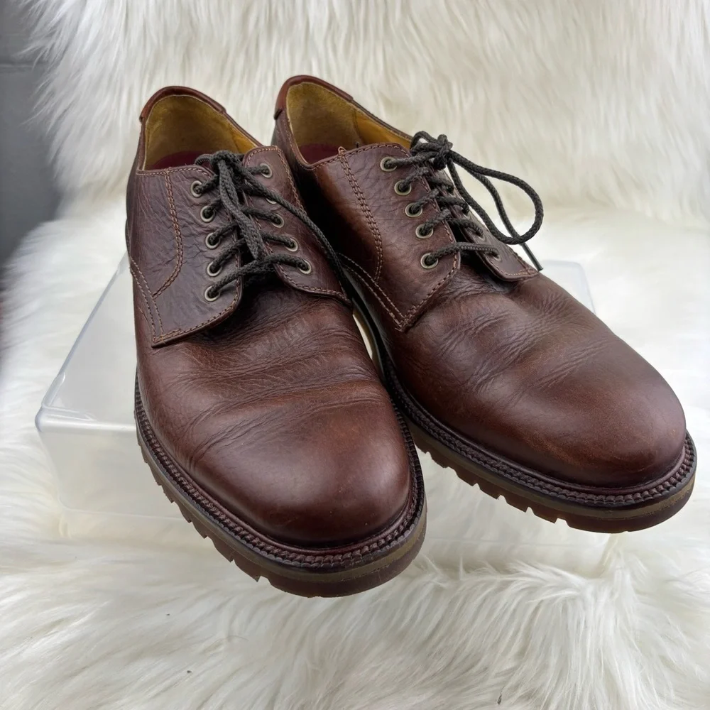 H.S. Trask Shoes Mens Size 9.5 Oxford Derby Dress‎ Casual 820012 Made in USA H.S. Trask Shoes Mens Size 9.5 Oxford Derby Dress Casual  main image 2
